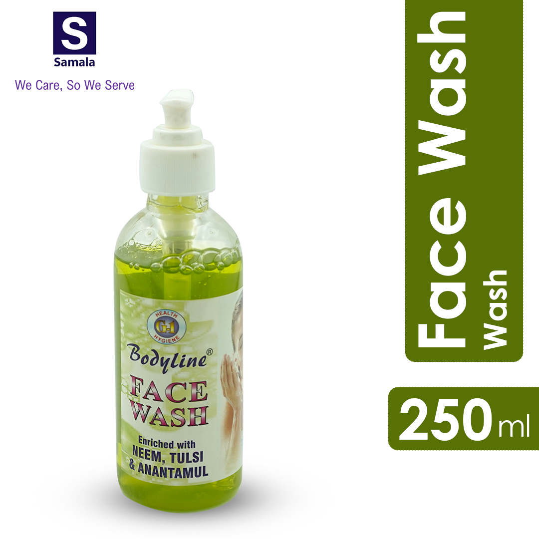 bodyline FACE WASH Enriched with Neem, Tulsi & Anantamul Face Wash  (250 ml)